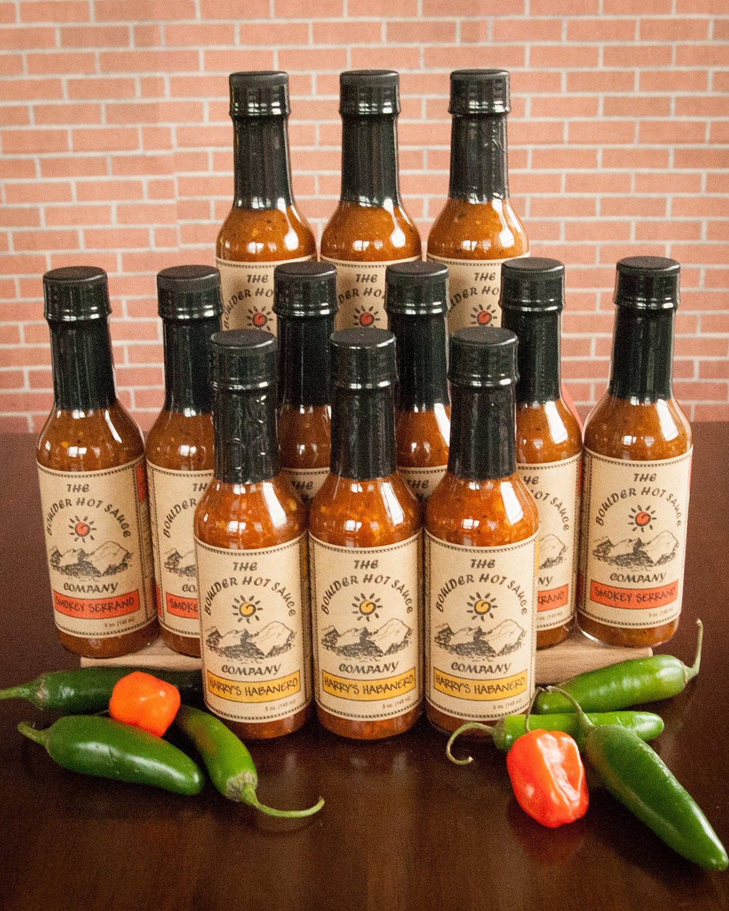 Mixed Case 9 Serrano 3 Habanero
