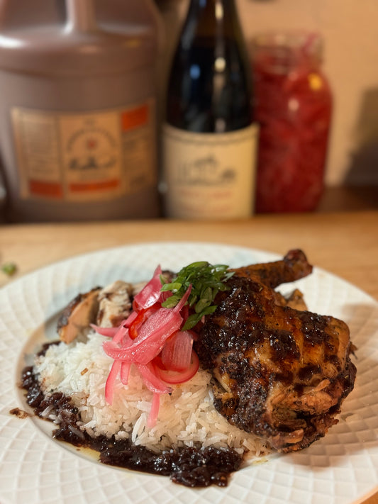 Smoked Chicken with Harry's Habanero Binder